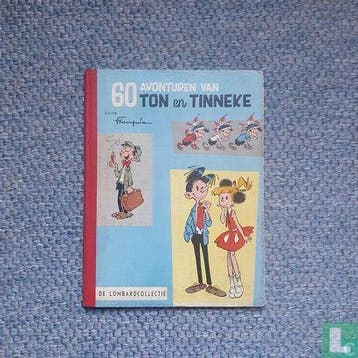 Ton en Tineke - 60 avonturen van Ton en Tinneke - 1958, Boeken, Eén stripboek, Verzenden, Gelezen, Franquin, André.
