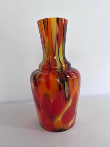 Kralik - Bloemenvaas - Vaas - Spatter glas