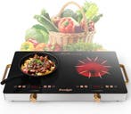 Cooksir Keramische Kookplaat 2 Zones | Retour Deal | 36%..., Elektronische apparatuur, Fornuizen, Verzenden, Keramisch, Nieuw