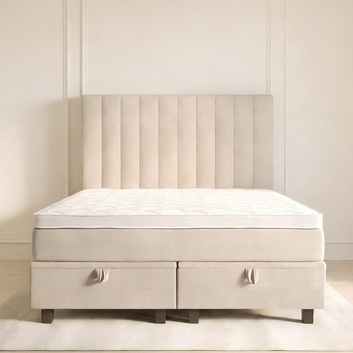 van Schaik Opbergboxspring Napoli - 140 x 200, Huis en Inrichting, Slaapkamer | Boxsprings