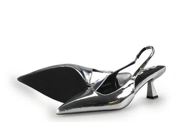 Sacha Slingbacks in maat 36 Zilver, Kleding | Dames, Schoenen, Overige kleuren, Verzenden, Zo goed als nieuw, Sacha