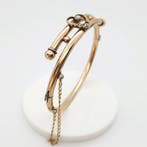 Armband - 9 kt. Geel goud, Witgoud, Handtassen en Accessoires, Armbanden, Nieuw