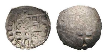Schuesselpfennig o J Koblenz Trier, Bistum: Lothar v Mett..., Verzenden, België