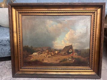 Italiaanse school (XVIII) - Scena Pastorale