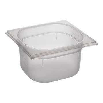 Voedseldoos | Polypropyleen | 1/6GN-100mm CaterChef, Verzenden, Nieuw in verpakking
