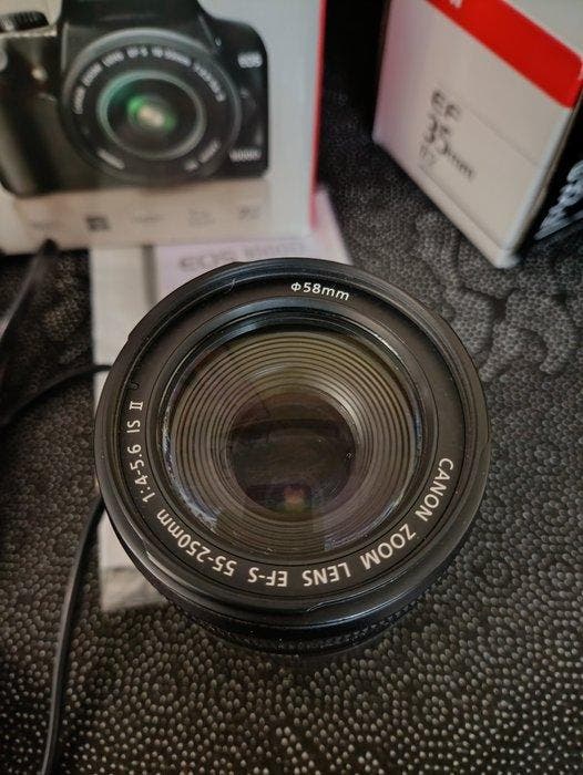 Canon EOS 1000D + EF-S 18-55 + EF-S 55-250 IS II + EF 35/2.0, TV, Hi-fi & Vidéo, Appareils photo numériques