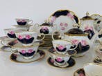 Reichenbach - Koffieservies - Roses Echt Kobalt - Porselein, Antiek en Kunst