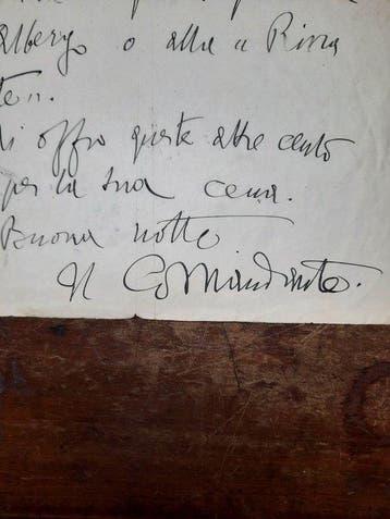 Gabriele DAnnunzio - Lettera autografa firmata - 1928, Nieuw