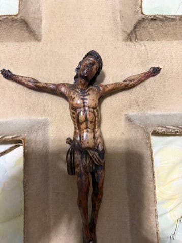 Crucifix - Hout - 16e eeuw - gotische Christus