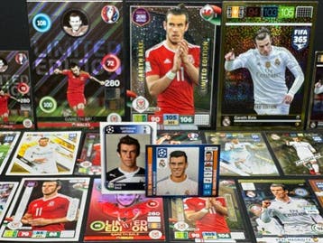 Panini - Gareth Bale - 20x Stickers & Cards - Tottenham /, Nieuw