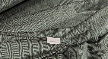 Velluto cimato Chevron Enzo degli Angiuoni - - Tissu