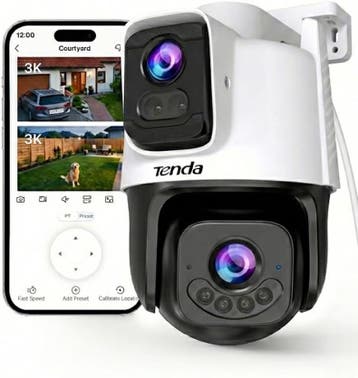 Tenda 5MP PTZ Camera: 41% retour deal, doe je voordeel!, Verzenden, Buitencamera