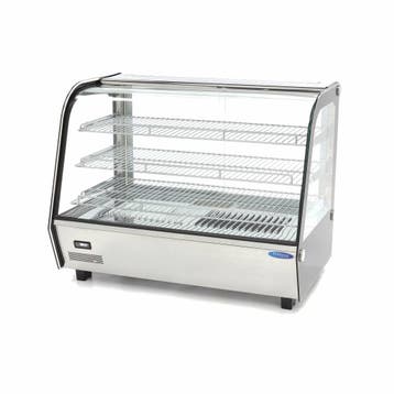 Vitrine chaude - 160 L - 85,6 cm - 3 étagères, Verzenden, Autres types