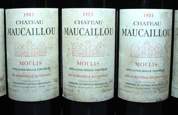 1983 Château Maucaillou - Moulis - 11 Flessen (0.75 liter), Verzamelen, Nieuw