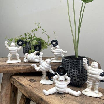 Michelin - Figuur - Mini Bibendums (6) - Gietijzer