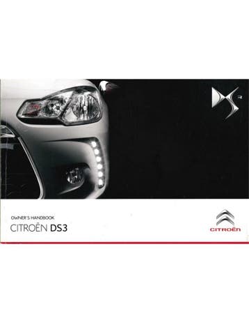2011 CITROEN DS3 INSTRUCTIEBOEKJE ENGELS, Ophalen of Verzenden