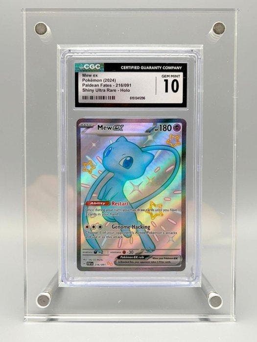 Pokémon Graded card - Mew ex - CGC 10 - Scarlet & Violet -, Hobby en Vrije tijd, Verzamelkaartspellen | Pokémon