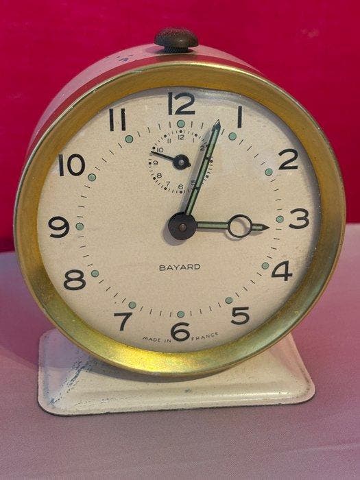 Klok (15) - Metaal, Plastic, Bakeliet - 1950-1960 -, Antiek en Kunst, Antiek | Klokken