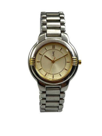 Yves Saint Laurent - Two Tone Bracelet - Japan - Dress Watch, Nieuw