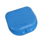 Beugelbakje Blauw - Gebitsbakje - Beugeldoosje Prothese Bakj, Verzenden, Nieuw