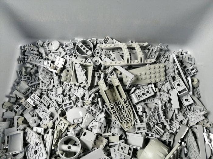 Lego - geen serie - Partij van 2,0 kg lichtgrijze onderdelen, Enfants & Bébés, Jouets | Duplo & Lego