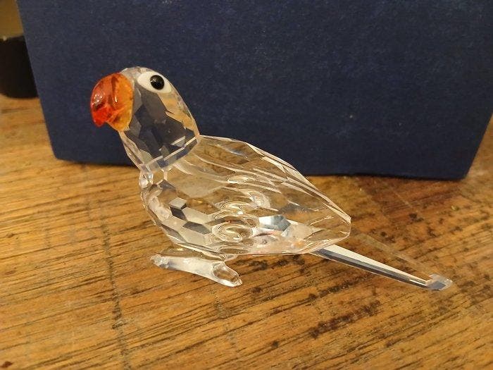 Swarovski - Beeldje - Parrot - 294047 - Kristal, Antiek en Kunst, Curiosa en Brocante