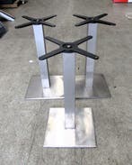 RVS Poot, Tafelpoot, Onderstel B40 x D40 x H74cm, Nieuw in verpakking