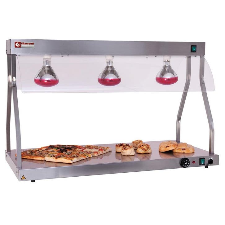 Warmhoudplaat + Infraroodlampen | 30°C/90°C | 3x 0.25kW |, Articles professionnels, Horeca | Équipement de cuisine, Envoi