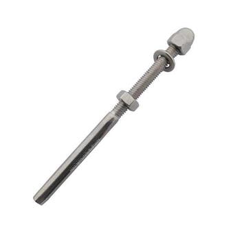 Rvs Pers Stud Terminals 3mm Rechts, Verzenden, Nieuw