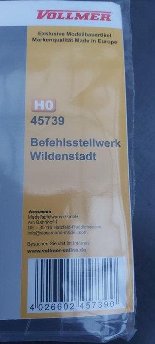 Vollmer H0 - 45739 - Ensemble de construction de trains, Nieuw