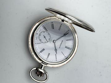brinkmann - pocket watch swiss made UT 6497 silver 925 -, Nieuw
