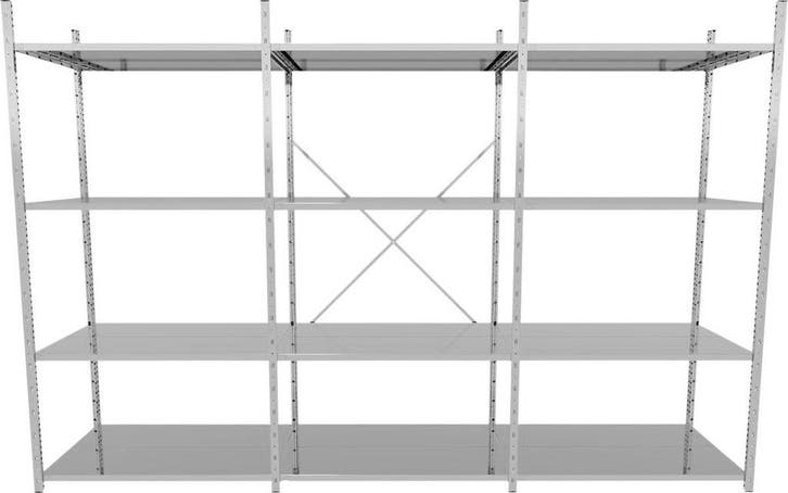 Voordeelrij g3 legbordstelling b1000 x d400 mm Breedte, Articles professionnels, Aménagement de Bureau & Magasin | Entrepôt, Rayonnage & Stockage