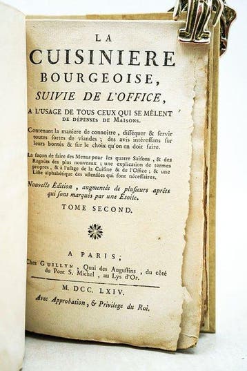 Joseph Menon - La Cuisinière Bourgeoise, suivie de lOffice, Antiek en Kunst
