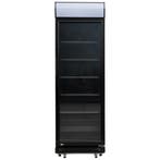 Koelkast | 300L | Zwart | 0°C/+10°C | Geforceerd |, Verzenden, Nieuw in verpakking