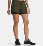 Under Armour Tech Play Up 2In1 Shorts-Grn - Maat XS, Kleding | Dames, Maat 46/48 (XL) of groter, Nieuw, Ophalen of Verzenden, Groen