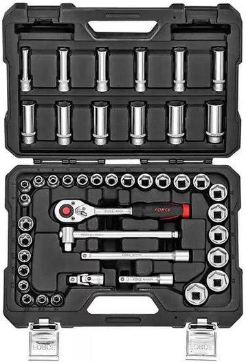 Doppen E-torx & flank combinatie set 3/8 - 44-delige, Verzenden, Nieuw
