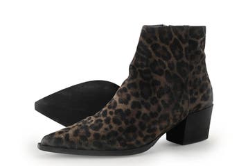VIA VAI Enkellaarzen in maat 38 Panter, Kleding | Dames, Schoenen, Overige kleuren, Verzenden, Lage of Enkellaarzen, VIA VAI
