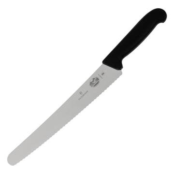 Bakkersmes | RVS | Zwart | Lengte 382mm Victorinox, Verzenden, Nieuw in verpakking