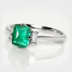 Sans prix de réserve - Bague - 14 carats Or blanc, IGI 1,28, Nieuw