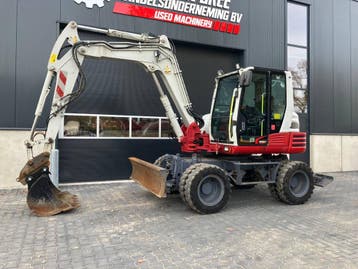 Veiling: Wielgraafmachine Takeuchi TB295W Diesel 74kW 2014, Ophalen