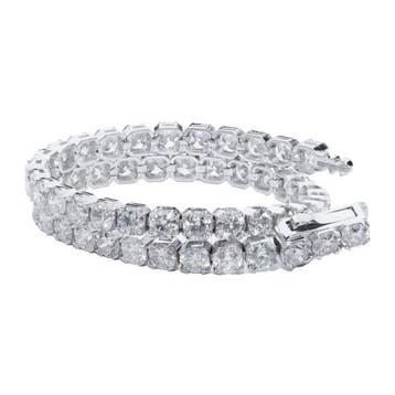 Sans prix de réserve - Bracelet de tennis - 14 carats Or