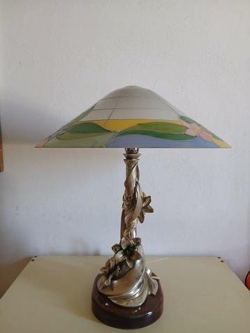 DG Sampaolo, Vetri d Arte - Nachtlampje - .925 zilver -, Antiek en Kunst