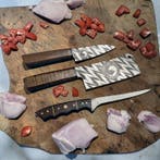 Hand-Forged with Old Steel, Japanese Pro Style Chef Knives.