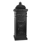 Brievenbussen aluminium Kolombrievenbus XL Zwart - Engelse b, Tuin en Terras, Brievenbussen, Verzenden, Nieuw, Aluminium, Staande brievenbus