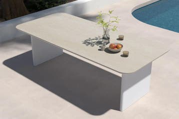 Luxe tuintafel aluminium met keramisch blad (Loungesets), Ophalen of Verzenden, Nieuw