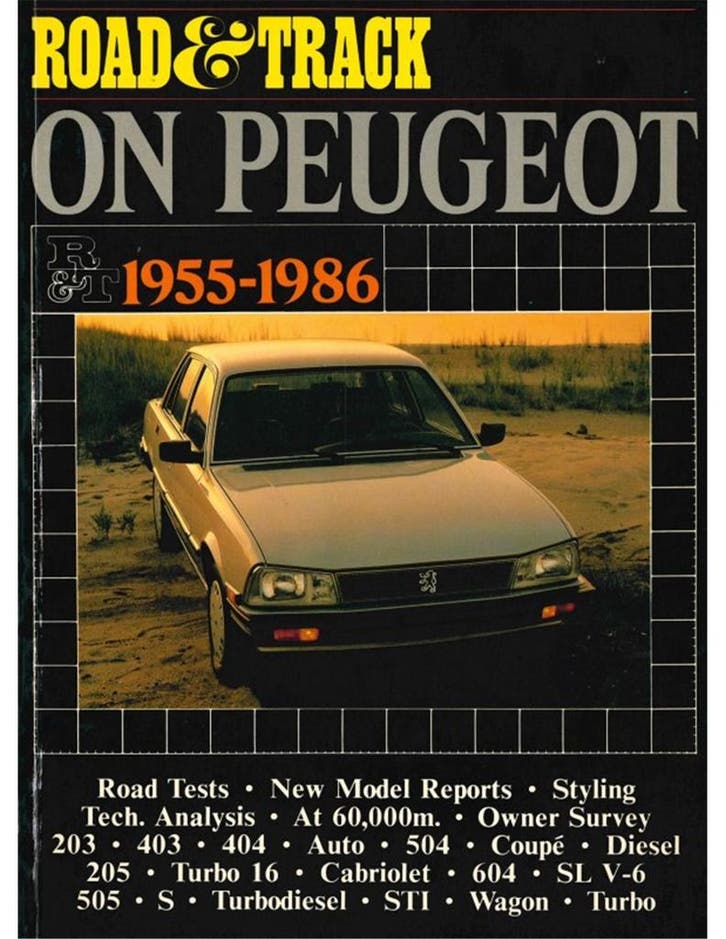 ROAD & TRACK ON PEUGEOT 1955-1986, Livres, Autos | Livres, Enlèvement ou Envoi