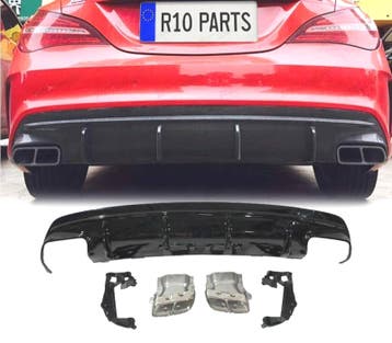Diffuseur Arrière Pour Mercedes Cla W117 13-15 Look Cla45 No, Verzenden