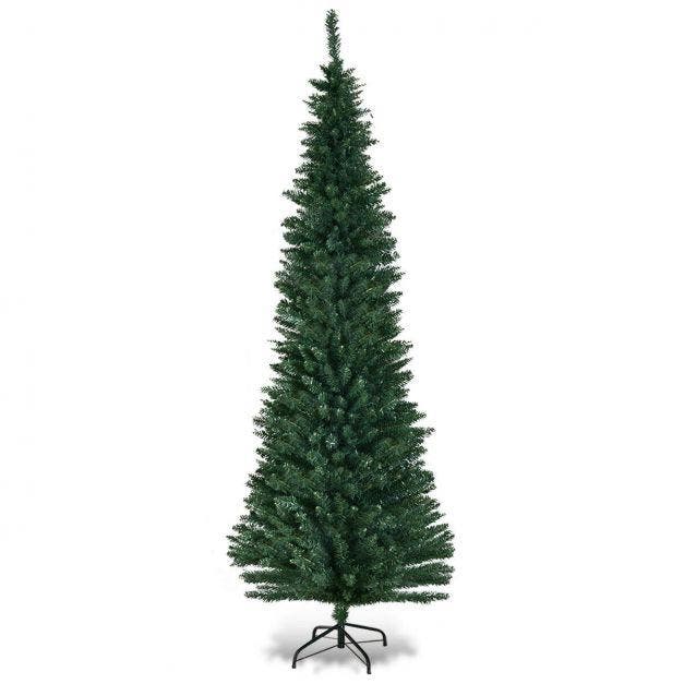 2dekans | Coast Slim Kunstkerstboom Groen – 76 x 213 cm –, Diversen, Kerst, Ophalen of Verzenden