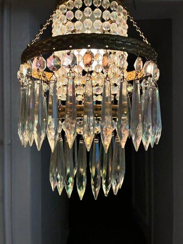Lustre - Bronze, Cristal