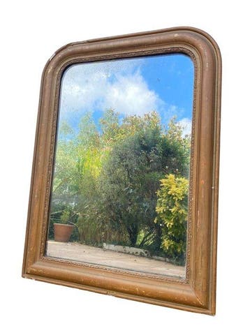 Spiegel - Hout - Louis Philippe - Hoogte 75 cm